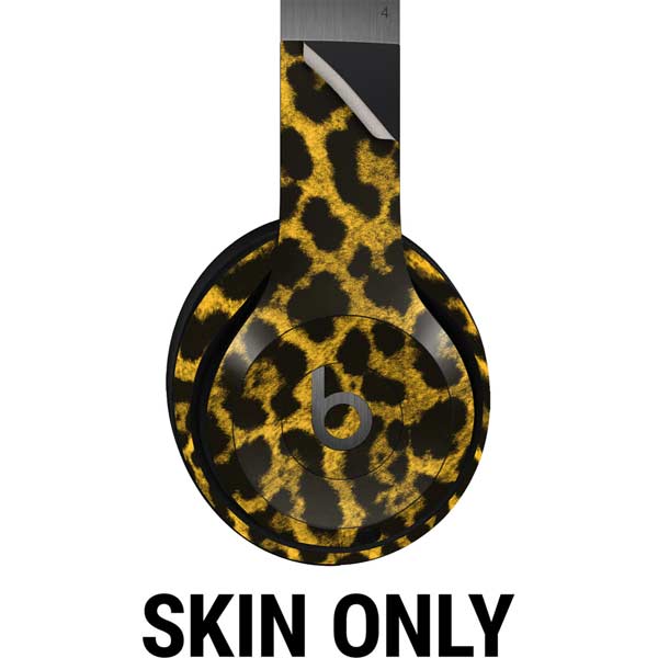 Golden Leopard Animal Print Color Pop Beats Solo 4 Wireless Headphones Skin