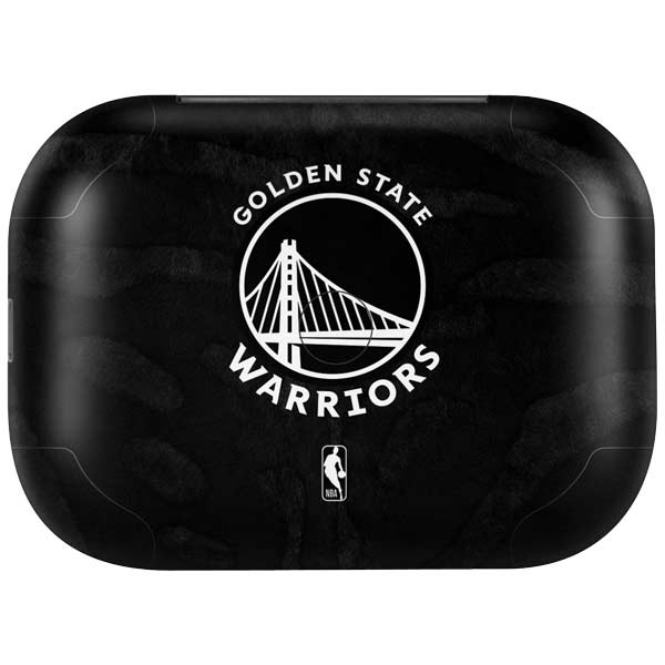 NBA Golden State Warriors Black Animal Print Amazon Echo Buds Skin