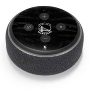 NBA Golden State Warriors Black Animal Print Amazon Echo Dot Skin
