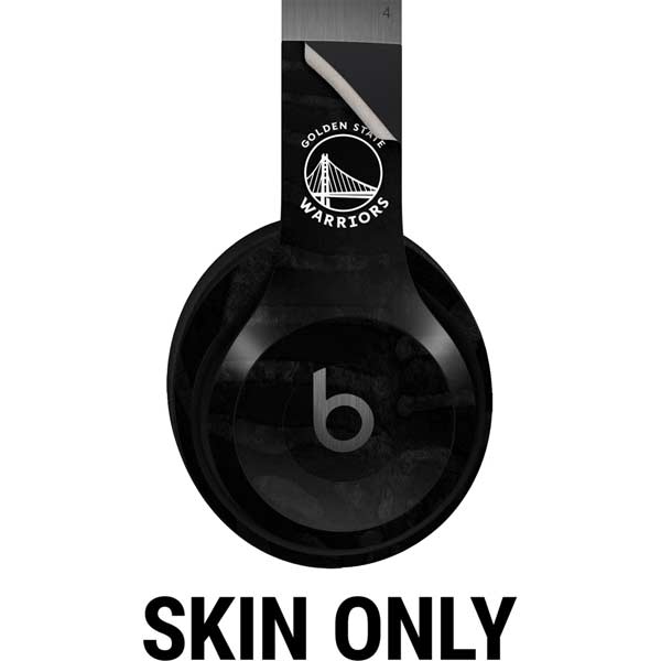 NBA Golden State Warriors Black Animal Print Beats Solo 4 Wireless Headphones Skin