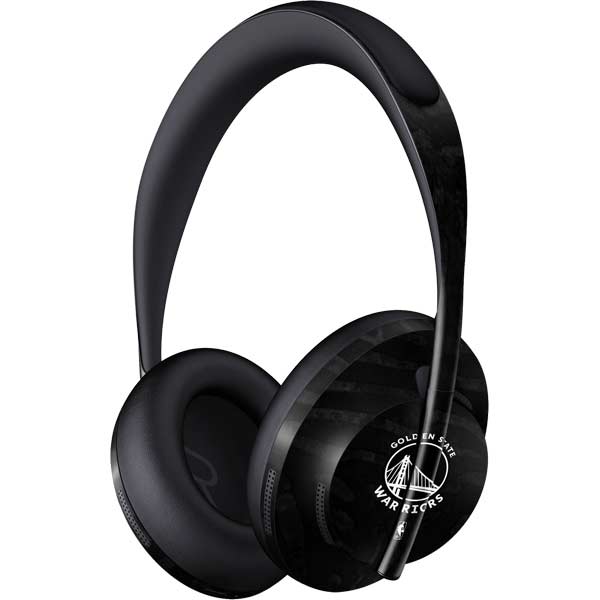 NBA Golden State Warriors Black Animal Print Bose Noise Cancelling Headphones 700 Skin