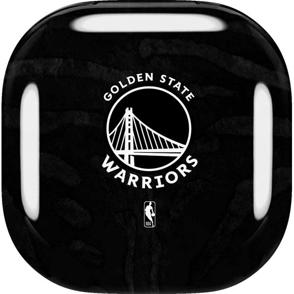 NBA Golden State Warriors Black Animal Print Galaxy Buds Live Skin
