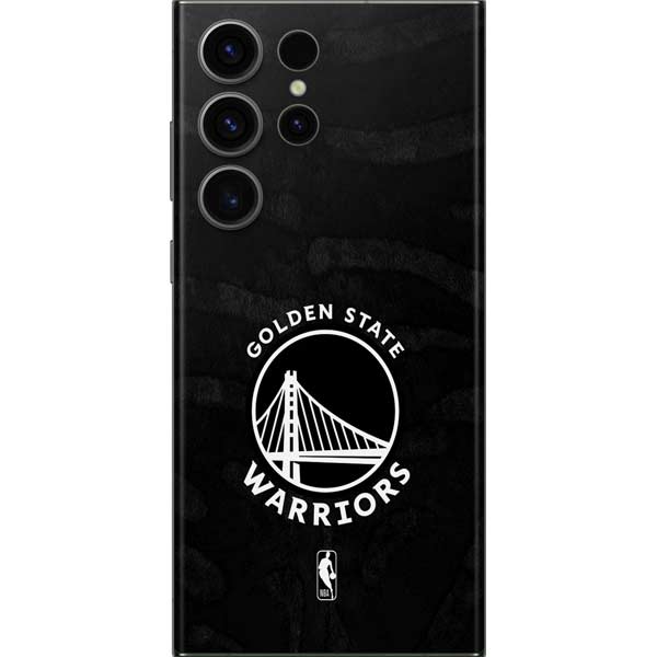 NBA Golden State Warriors Black Animal Print Galaxy Skins