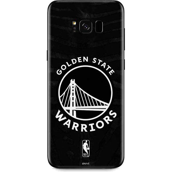 NBA Golden State Warriors Black Animal Print Galaxy S8 Plus Skin