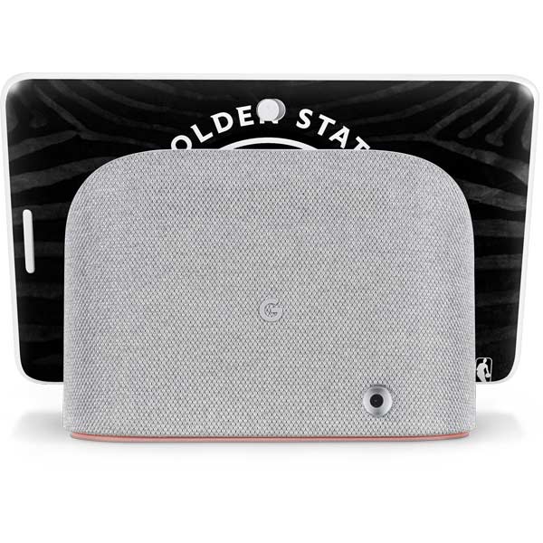 NBA Golden State Warriors Black Animal Print Google Home Hub Skin