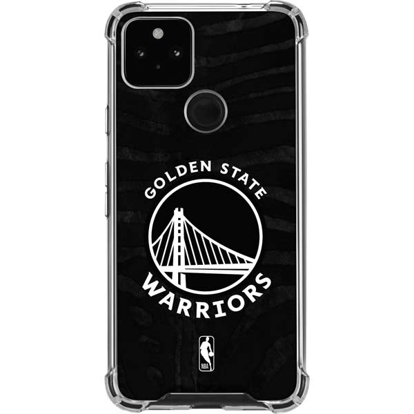 NBA Golden State Warriors Black Animal Print Pixel Cases