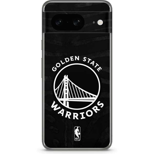 NBA Golden State Warriors Black Animal Print Google Pixel 8 Skin