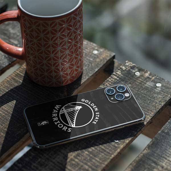 NBA Golden State Warriors Black Animal Print iPhone 11 Pro Skin