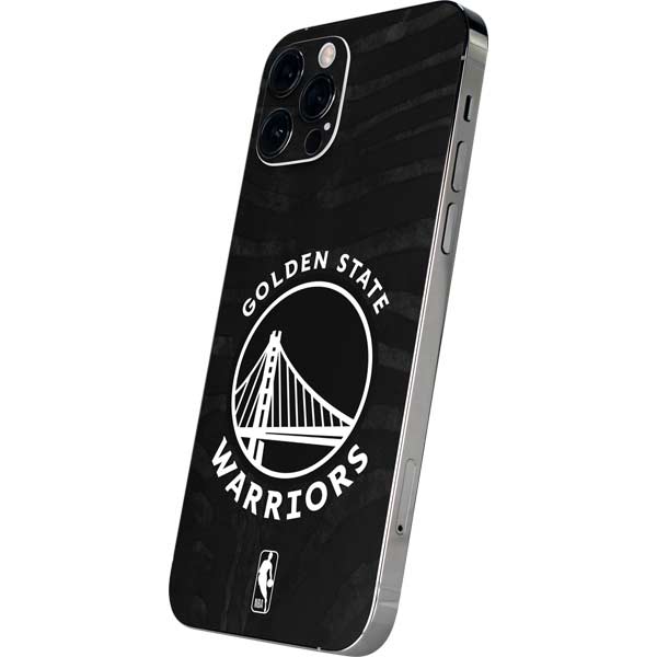 NBA Golden State Warriors Black Animal Print iPhone 12 Pro Skin