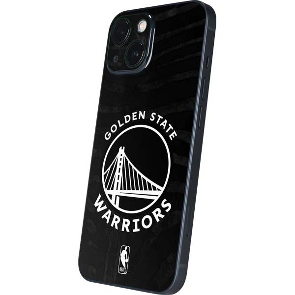 NBA Golden State Warriors Black Animal Print iPhone 13 Mini Skin