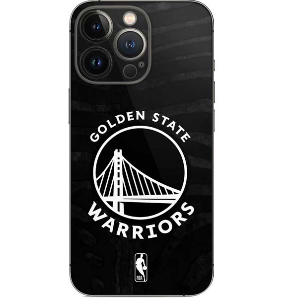NBA Golden State Warriors Black Animal Print iPhone 13 Pro Skin