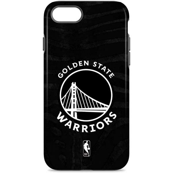 NBA Golden State Warriors Black Animal Print iPhone Cases