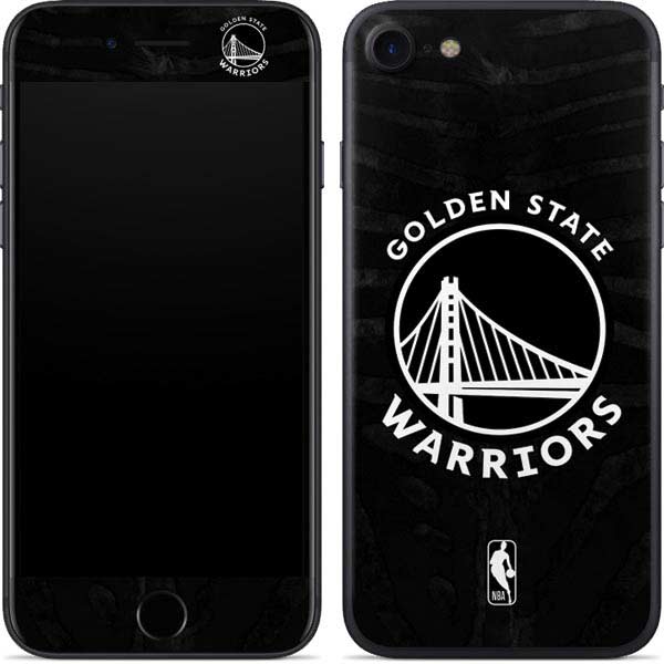NBA Golden State Warriors Black Animal Print iPhone SE (2nd & 3rd Gen) Skin