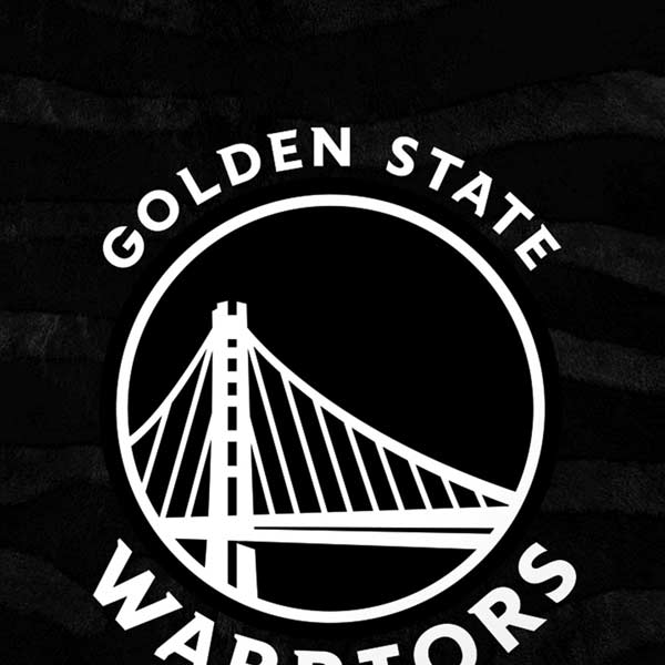 NBA Golden State Warriors Black Animal Print iPhone XS Max Skin