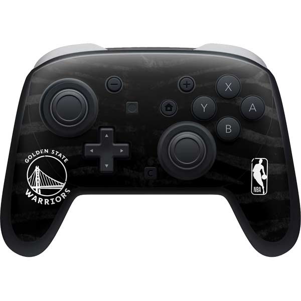 NBA Golden State Warriors Black Animal Print Nintendo Switch 2 (2025) Pro Controller Skin
