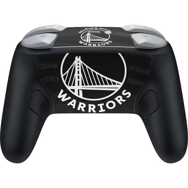 NBA Golden State Warriors Black Animal Print Nintendo Switch 2 (2025) Pro Controller Skin
