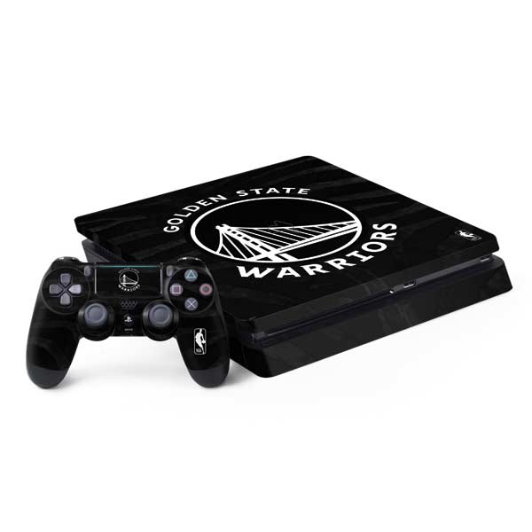NBA Golden State Warriors Black Animal Print PlayStation PS4 Skins
