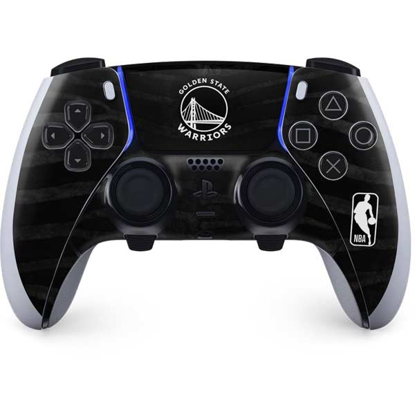 NBA Golden State Warriors Black Animal Print PlayStation PS5 Skins