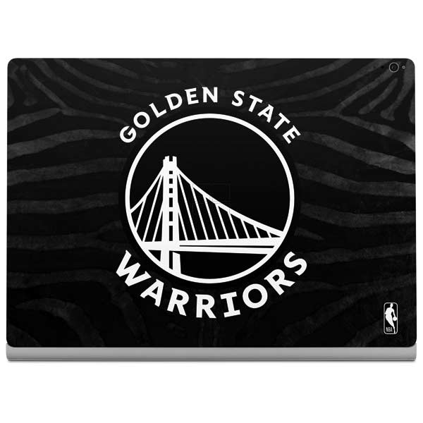 NBA Golden State Warriors Black Animal Print Surface Book 2 15in Skin