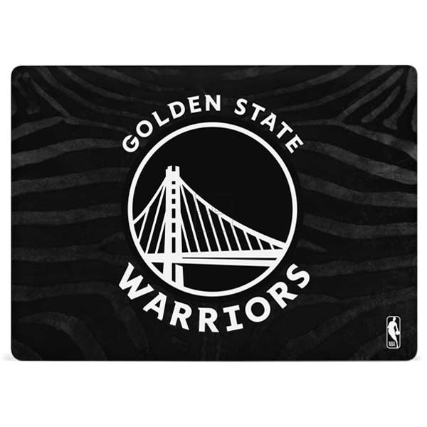 NBA Golden State Warriors Black Animal Print Surface Laptop 2 Skin