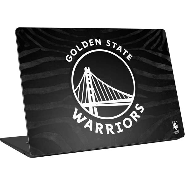 NBA Golden State Warriors Black Animal Print Surface Laptop 4 15in Skin