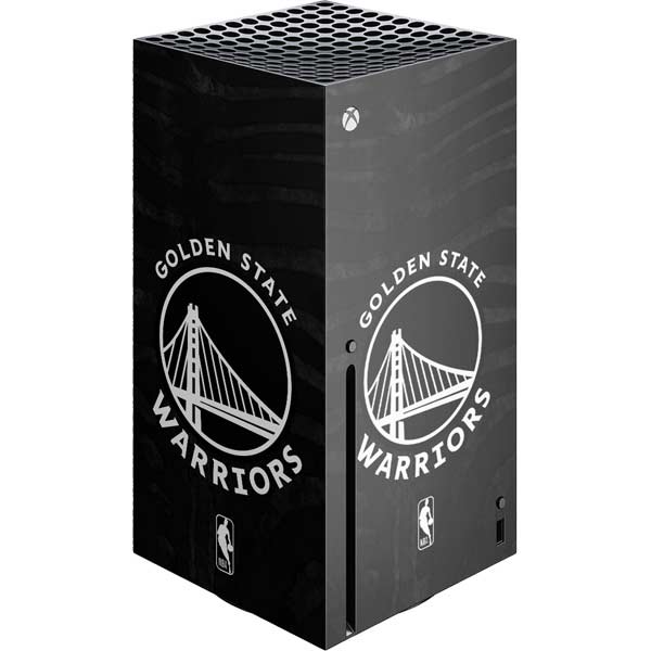 NBA Golden State Warriors Black Animal Print Xbox Series X Skins