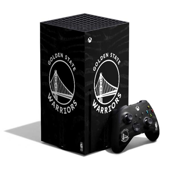 NBA Golden State Warriors Black Animal Print XBox Series X Digital Edition Bundle Skin