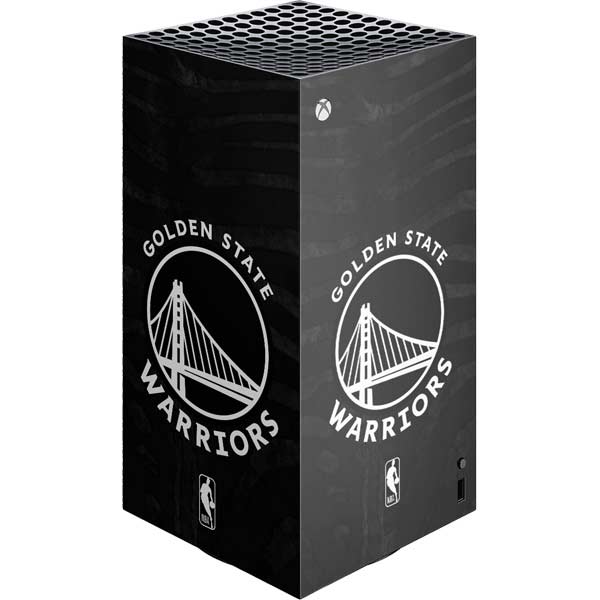 NBA Golden State Warriors Black Animal Print Xbox Series X Skins