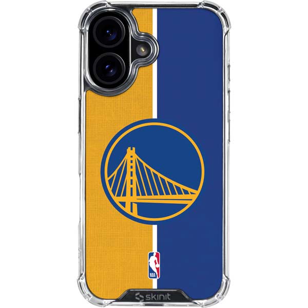 NBA Golden State Warriors Canvas iPhone 17 Clear Case