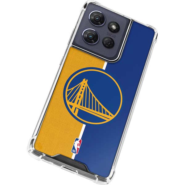 NBA Golden State Warriors Canvas Moto G 5G (2025) Clear Case