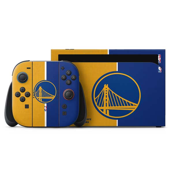 NBA Golden State Warriors Canvas Nintendo Skins