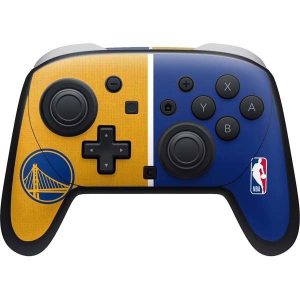 NBA Golden State Warriors Canvas Nintendo Switch 2 (2025) Pro Controller Skin