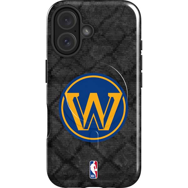 NBA Golden State Warriors Dark Rust iPhone 16 Magsafe Impact Case