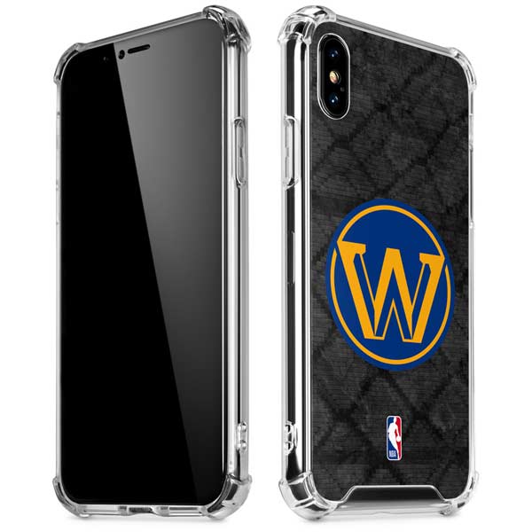 NBA Golden State Warriors Dark Rust iPhone X/XS Clear Case