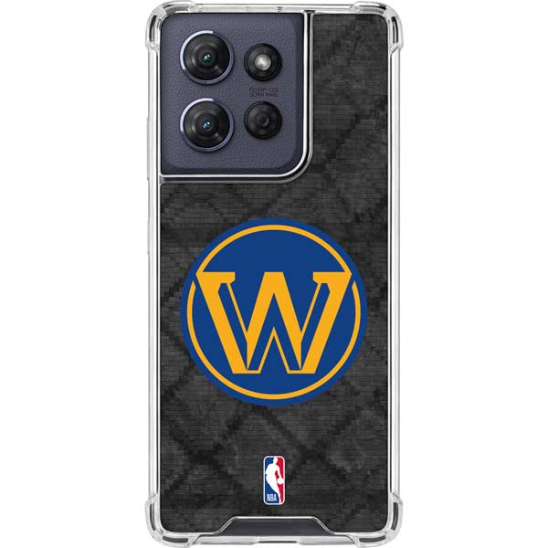 NBA Golden State Warriors Dark Rust Moto G 5G (2025) Clear Case