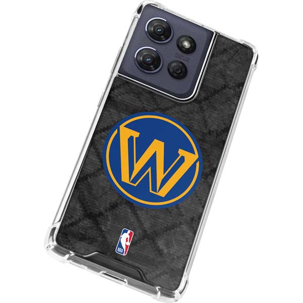 NBA Golden State Warriors Dark Rust Moto G 5G (2025) Clear Case