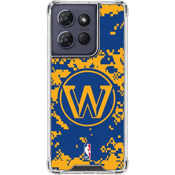 NBA Golden State Warriors Digi Camo Moto G Power 5G (2025) Clear Case
