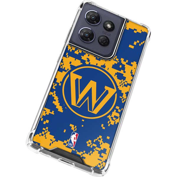 NBA Golden State Warriors Digi Camo Moto G Power 5G (2025) Clear Case