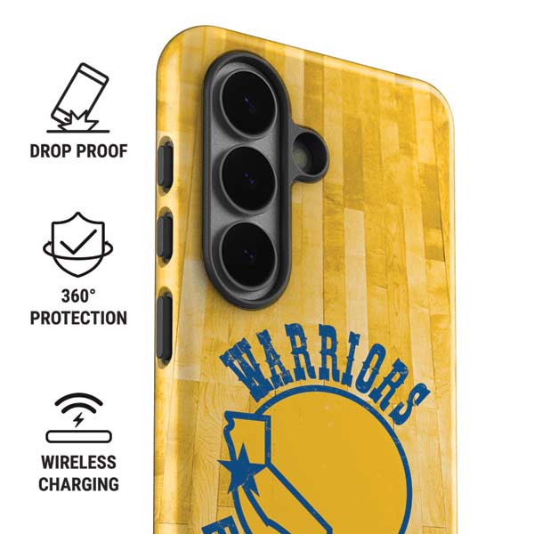 NBA Golden State Warriors Hardwood Classics Galaxy S26 Impact Case