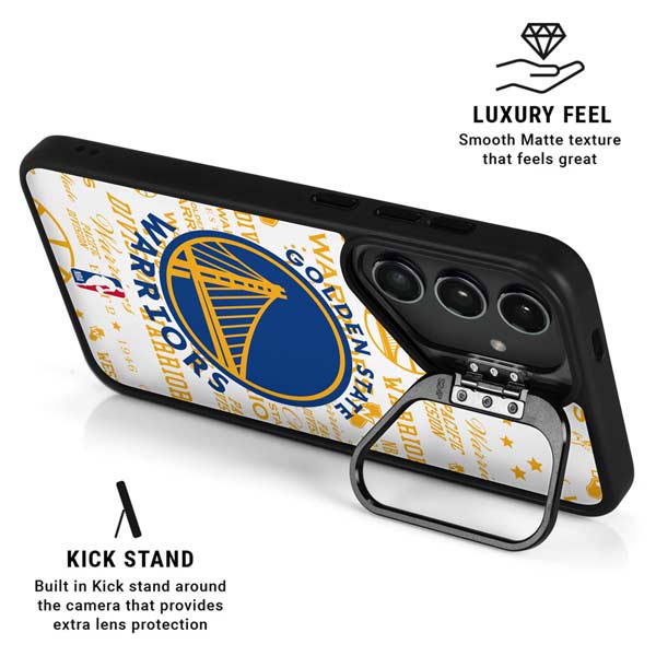 NBA Golden State Warriors Historic Blast Galaxy S25 Plus Kickstand Case