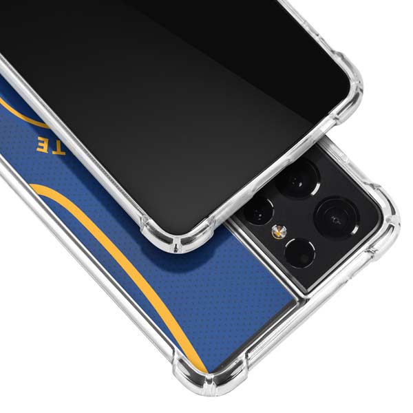 NBA Golden State Warriors Jersey Galaxy S21 Ultra 5G Clear Case
