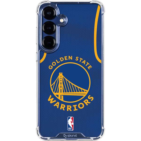 NBA Golden State Warriors Jersey Galaxy S25 Plus Clear Case