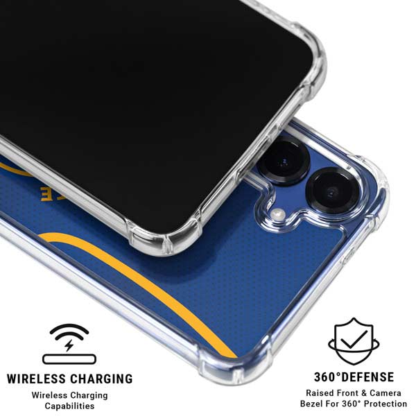NBA Golden State Warriors Jersey Galaxy S25 Plus Clear Case