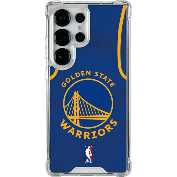 NBA Golden State Warriors Jersey Galaxy S25 Ultra Clear Case
