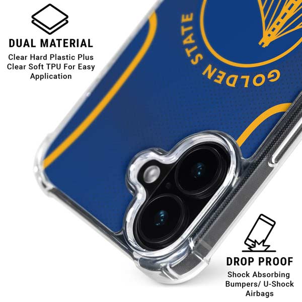 NBA Golden State Warriors Jersey iPhone 16 Plus MagSafe Case