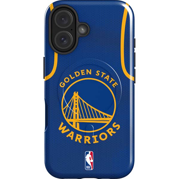 NBA Golden State Warriors Jersey iPhone 16 Plus Magsafe Impact Case