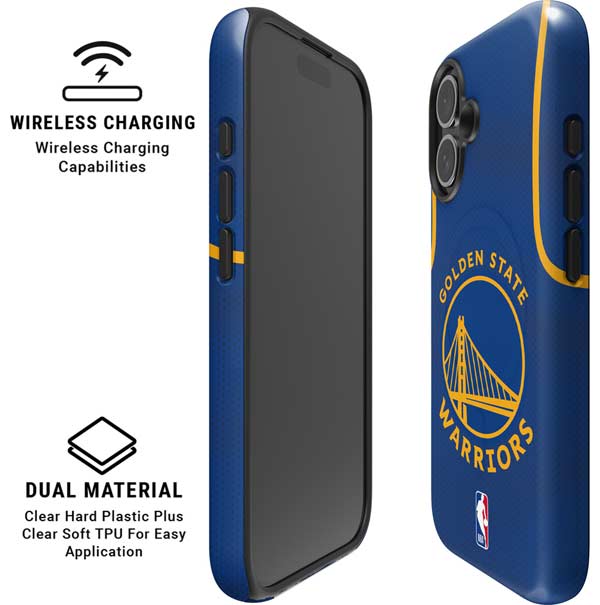 NBA Golden State Warriors Jersey iPhone 16 Plus Magsafe Impact Case