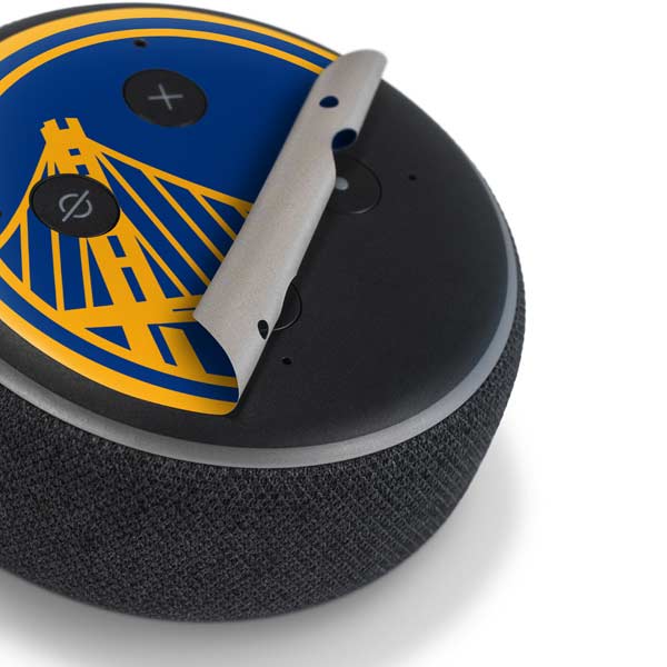 NBA Golden State Warriors Large Logo Amazon Echo Dot Skin