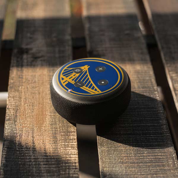 NBA Golden State Warriors Large Logo Amazon Echo Dot Skin