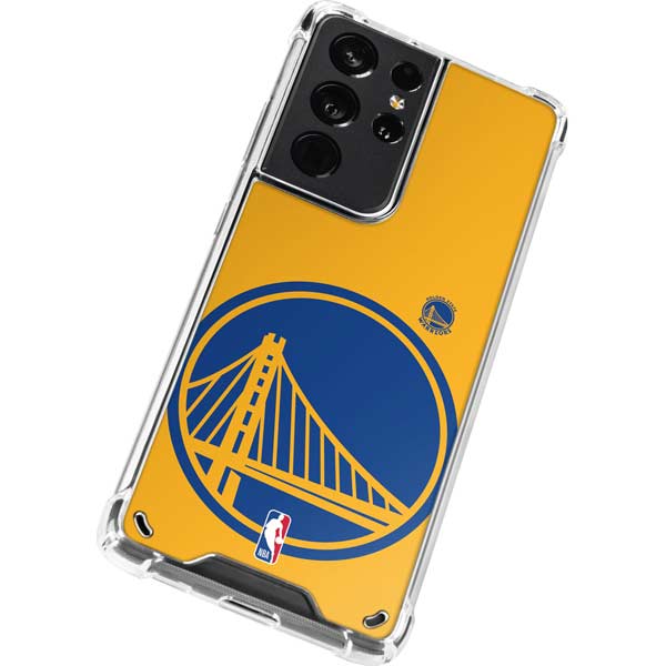 NBA Golden State Warriors Large Logo Galaxy S21 Ultra 5G Clear Case